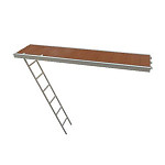 2. Pracovní podlaha s průlezem 2,5 m