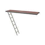 3. Pracovní podlaha s průlezem 2,5 m až 3,0 m