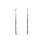 31. Sloupek zábradlí 2,0 m - s čepem okopové zarážky a bez čepu